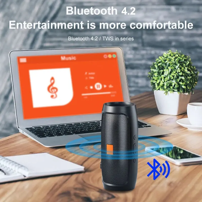 TF USB Bluetooth スピーカーデュアルスピーカ - Jbl Speaker Flip 6 のレビューと価格