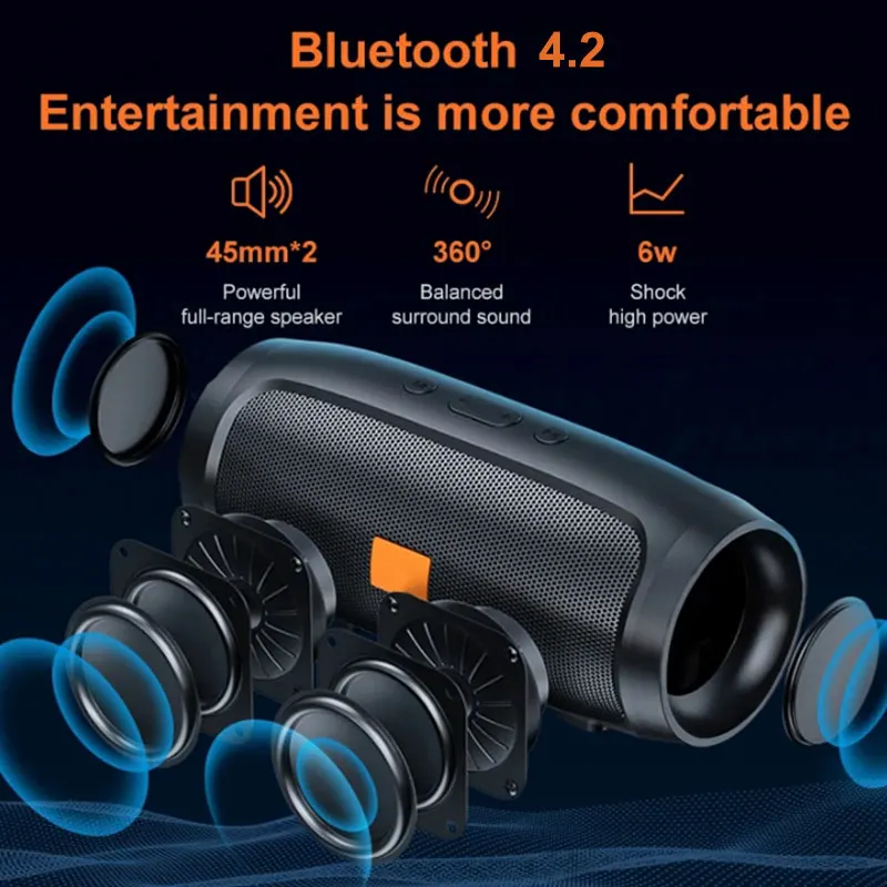 TF USB Bluetooth スピーカーデュアルスピーカ - Jbl Speaker Flip 6 のレビューと価格
