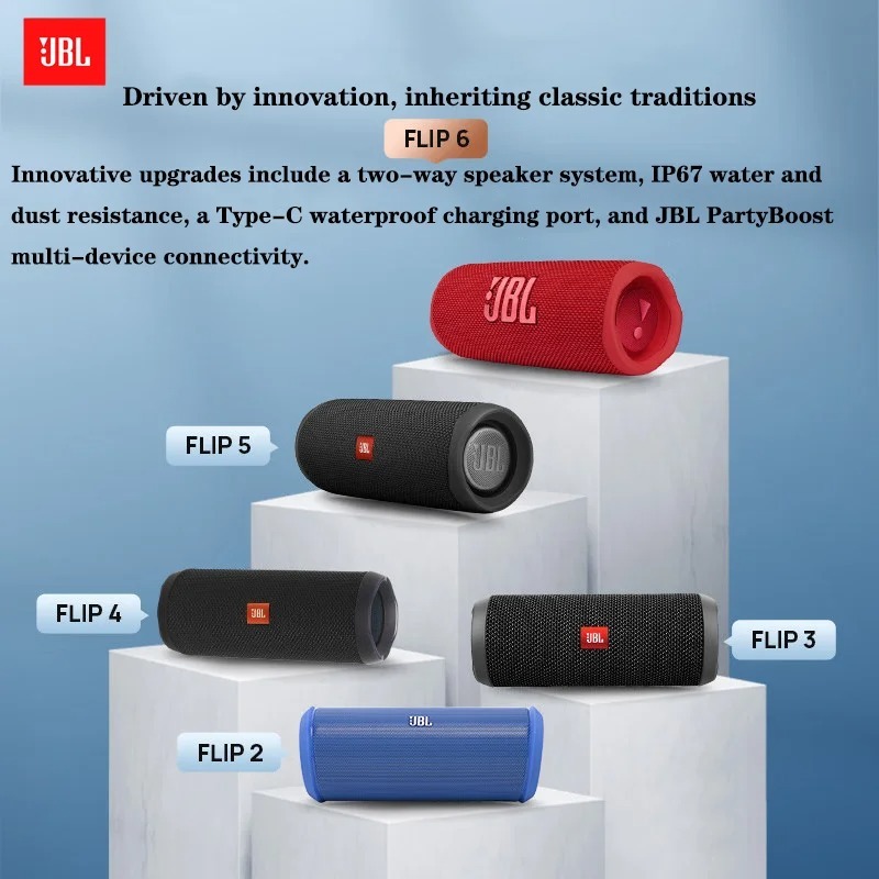 JBL Flip 6 ポータブルワイヤレスBluetooth - Jbl Speaker Flip 6 のレビューと価格