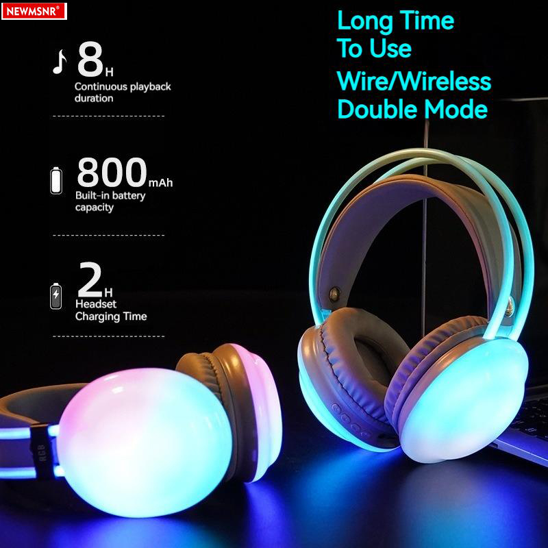 ゲーム RGB カラフルなライト Bluetooth ヘッド - Gaming Headset Rgb のレビューと価格