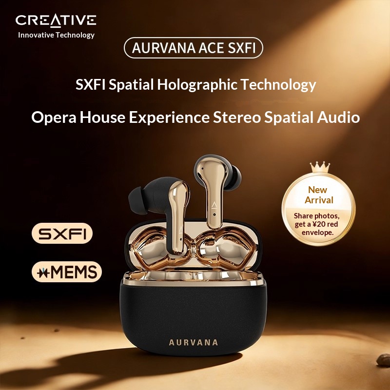 新しいクリエイティブACE SXFI TWSイヤホン ANC - Wireless Earbuds Tws のレビューと価格